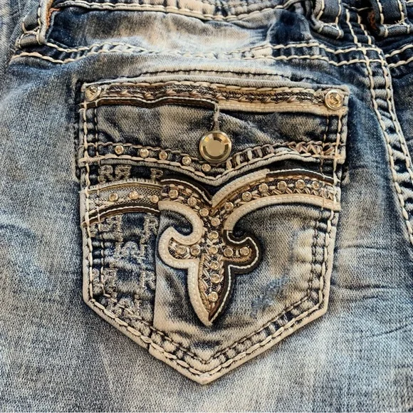 Rock Revival Cambria Easy Ankle Skinny Jeans Women’s Size 28 - Picture 2 of 14